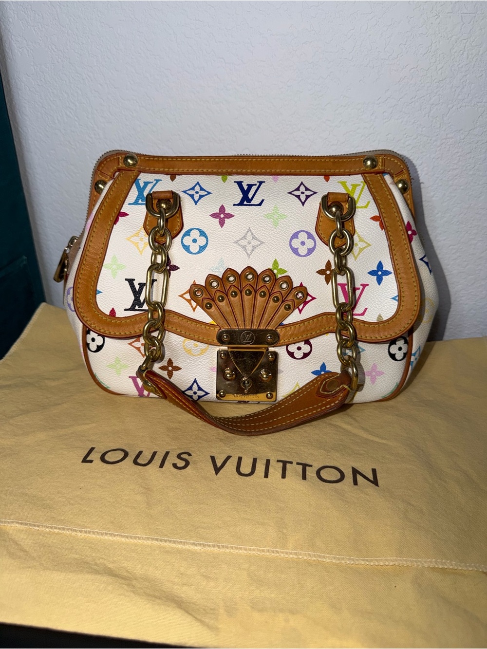 Louis Vuitton Takashi Murakami Gracie Shoulder Bag